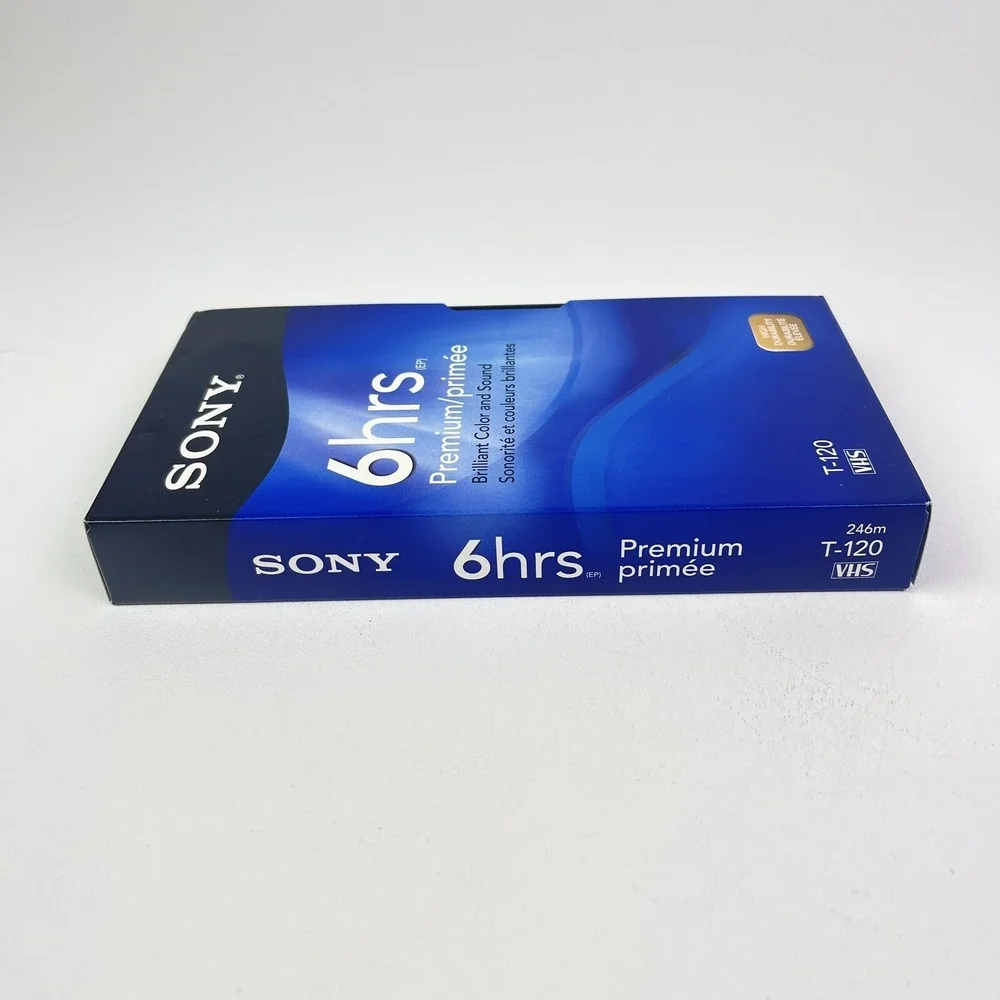 Sony T120VRH Premium Grade VHS Video Tape